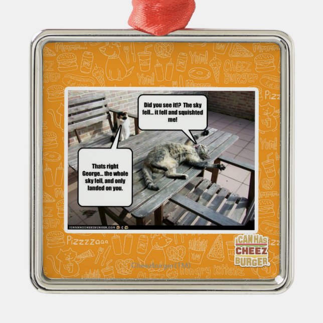 Ornement En Métal Le ciel tombe (Devant)