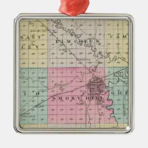 Ornement En Métal Le comté de Saline, le Kansas