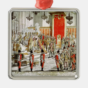 Ornement En Métal Le couronnement de Leopold II à Bratislava