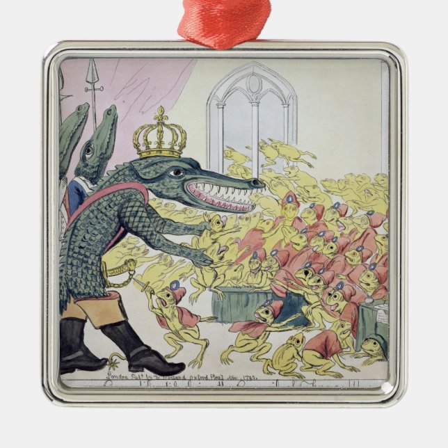 Ornement En Métal Le crocodile corse (Devant)