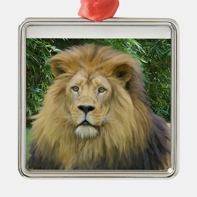 Ornement En Métal Le lion (Devant)