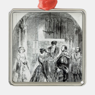 Ornement En Métal Le mariage privé d'Anne Boleyn
