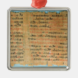 Ornement En Métal Le papyrus Médicale de Chester Beatty