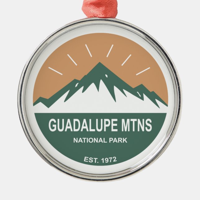 Ornement En Métal Le Parc national des Monts Guadalupe (Devant)