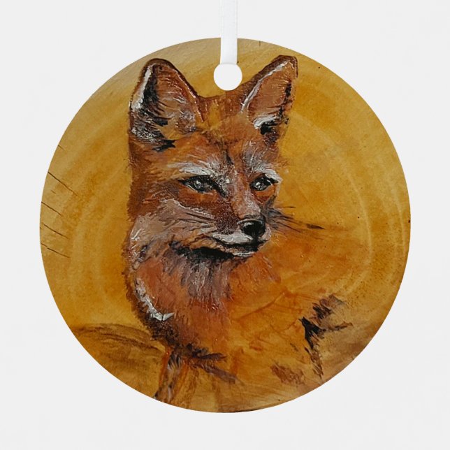 Ornement En Métal Le renard dans les bois (Recto)