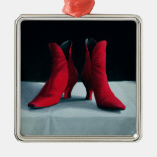Ornement En Métal Le rouge initialise 1995