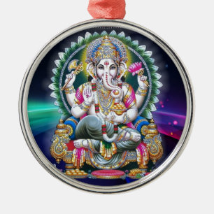 ORNEMENT EN MÉTAL LE SEIGNEUR GANESH HINDU DIEU
