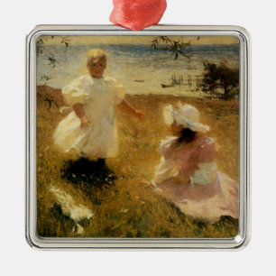 Ornement En Métal Les Soeurs