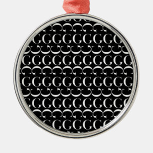 Ornement En Métal Lettre initiale G