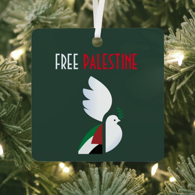 Ornement En Métal Libérer la Palestine (Insitu)