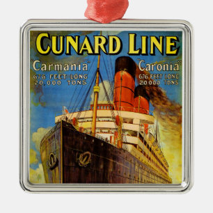 Ornement En Métal Ligne ~ Carmania et Caronia de Cunard