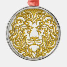 lion doré dans la couronne