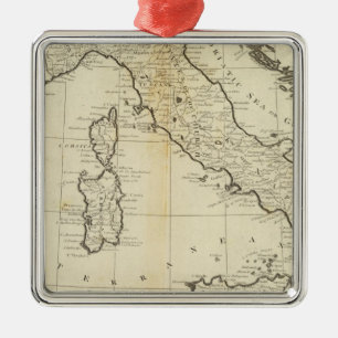 Ornement En Métal L'Italie et la Sardaigne