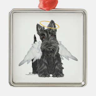 Ornement En Métal Little Scottie Angel