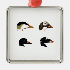 Ornement En Métal Logo de canards de mer