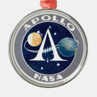 Ornement En Métal Logo de programme Apollo