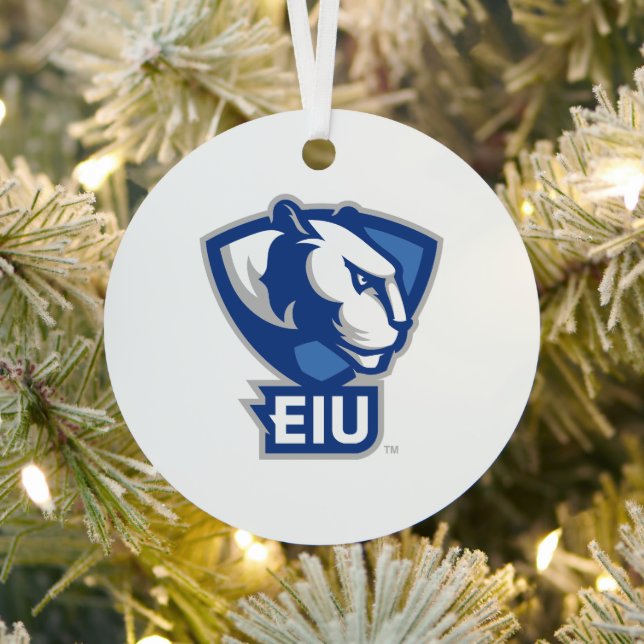 Ornement En Métal Logo Eastern Illinois University Panthers (Insitu)