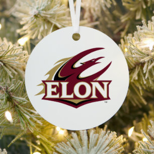 Ornement En Métal Logo Elon Phoenix