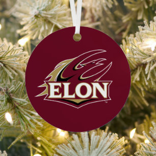 Ornement En Métal Logo Elon Phoenix