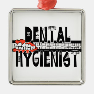 ORNEMENT EN MÉTAL LOGO HYGIÈNE DENTAIRE DENTAIRE