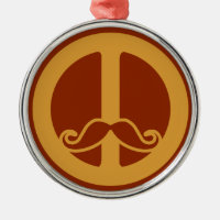 L'ornement Peace Stache