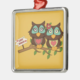 Ornement En Métal Love Ows design Ornament Cadeaux