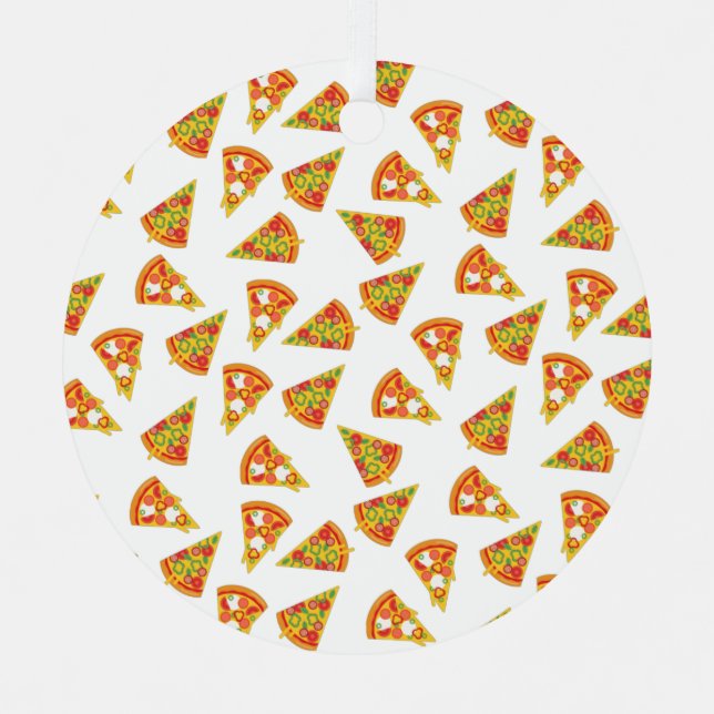 Ornement En Métal Love Pizza   (Recto)