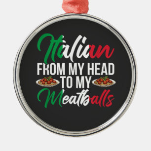 Ornement En Métal Ma Tête À Mes Boulettes De Viande