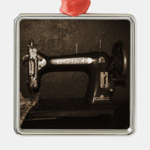 Ornement En Métal Machine à coudre vintage