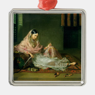 Ornement En Métal Madame musulmane Reclining, 1789 (huile sur la