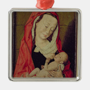Ornement En Métal Madonna et enfant (panneau)