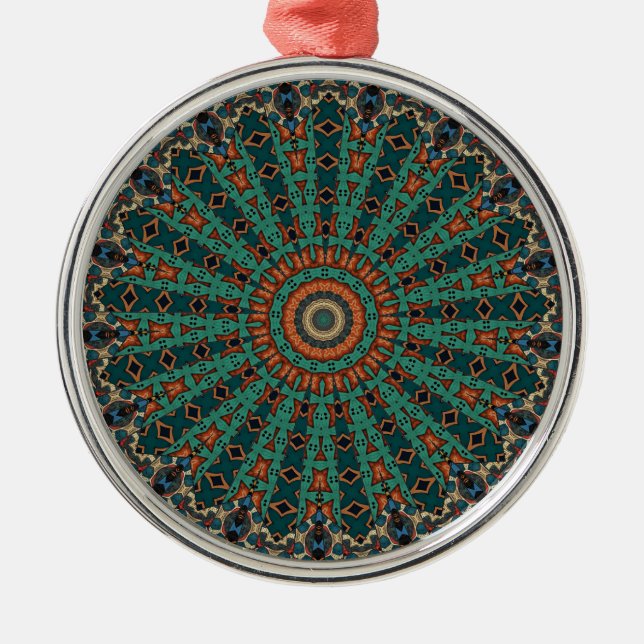 Ornement En Métal Mandala (Devant)