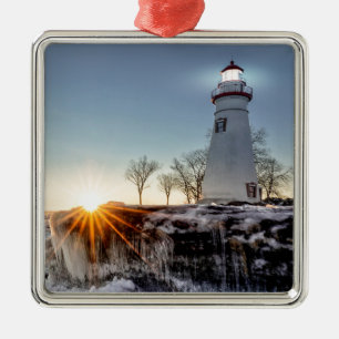 Ornement En Métal Marblehead Lighthouse