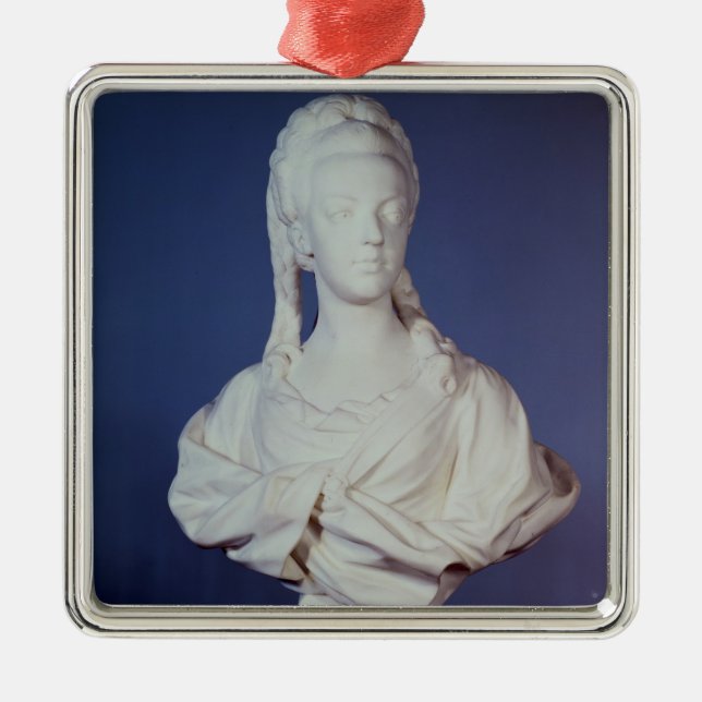 Ornement En Métal Marie-Antoinette, buste de portrait (Devant)