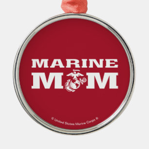 Ornement En Métal Marine Maman
