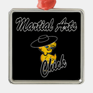 Ornement En Métal Martial Arts Chick #4