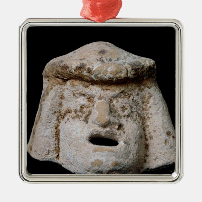 Ornement En Métal Masque comique (Devant)