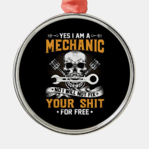 Ornement En Métal Mécanique Oui Je Suis Mécanique