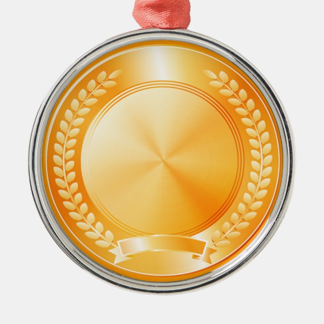 Ornement En Métal Médaille d'or d'honneur (Devant)