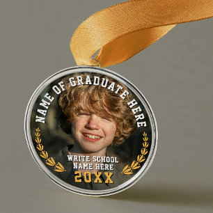 Ornement En Métal Médaille simple or Jaune de l'école Médaille de la