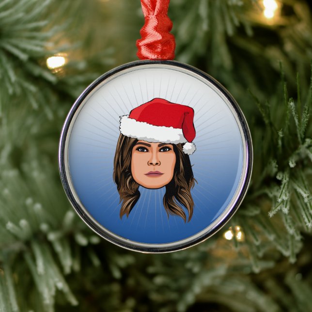 ORNEMENT EN MÉTAL MELANIA TRUMP (Arbre)