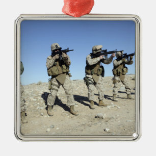 Ornement En Métal Membres de l'équipe militaires de Transistion
