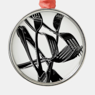 Ornement En Métal Métallique