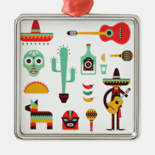 Ornement En Métal mexican mariachi