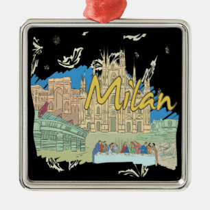 Ornement En Métal Milan