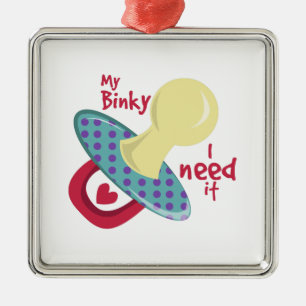 Ornement En Métal Mon Binky