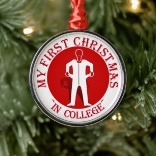 Ornement En Métal Mon Premier Noël À L'Université