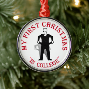 Ornement En Métal Mon Premier Noël À L'Université