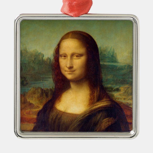 Ornement En Métal Mona Lisa - Léonard de Vinci (Devant)
