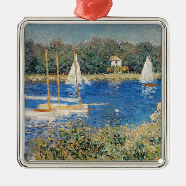 Ornement En Métal Monet - La Seine à Argenteuil (Devant)